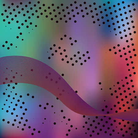 Abstract elegance background with dots. Vector illustration. Gradient mesh include.