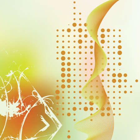 Abstract elegance background with dots.  illustration. Gradient mesh include.のイラスト素材