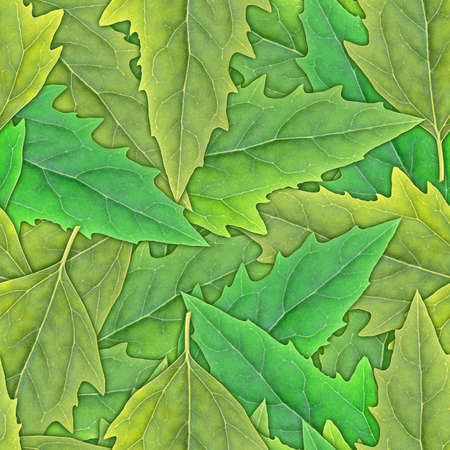 Abstract background of green leafs. Seamless pattern for your design. Close-up. Studio photography.