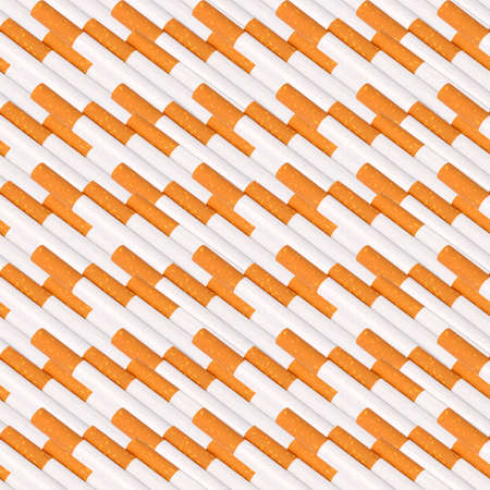 Abstract seamless pattern of cigaretts with filter. の写真素材