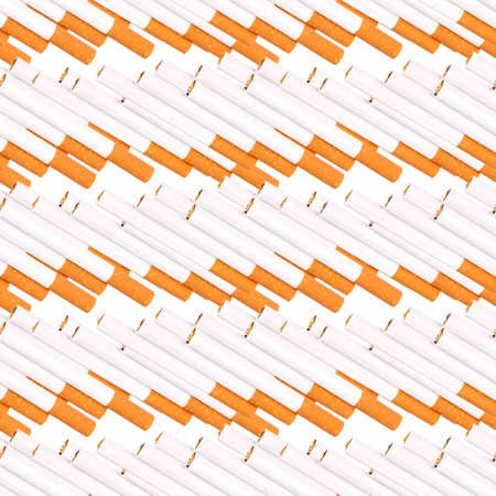 Abstract seamless pattern of cigaretts with filter. の写真素材