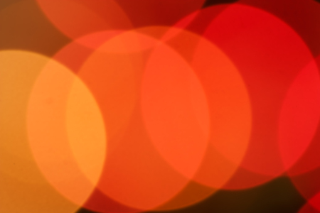 Abstract defocused colorful and blurred bokeh from Christmas lightsの写真素材