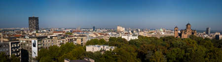 Belgrade cityscape - Tasmajdan park, church of saint Markoのeditorial素材