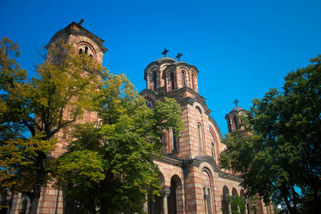 Church of saint Marco - sveti Marko. Belgrade, Serbia, Europeのeditorial素材