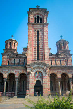 Church of saint Marco - sveti Marko. Belgrade, Serbia, Europeのeditorial素材