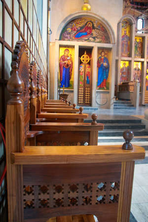 Detail in saint Marco - Marko church in Belgrade, Serbiaのeditorial素材