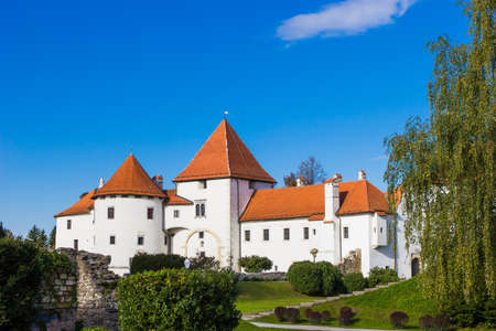 Old fort and castle in Varazdin, Croatiaのeditorial素材
