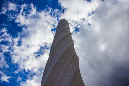 Testturm - Test tower for elevators in Rottweil, Germanyの写真素材