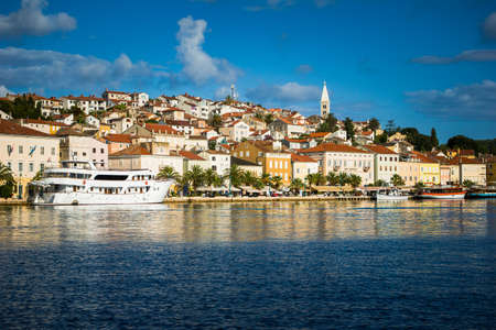 Mali Losinj, seafront, dayview. Croatia, Europeのeditorial素材