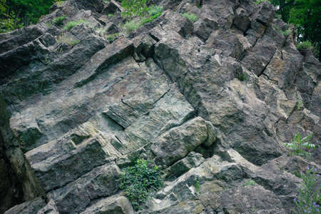 Vulcanic rocks Rupnica in Papuk Nature Geo Park, Slavonia. Croatia, Europe
