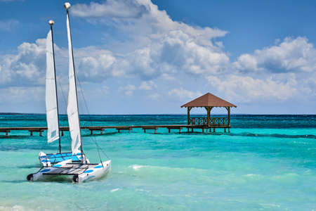 Tropical Paradise for a Romantic Vacationの写真素材