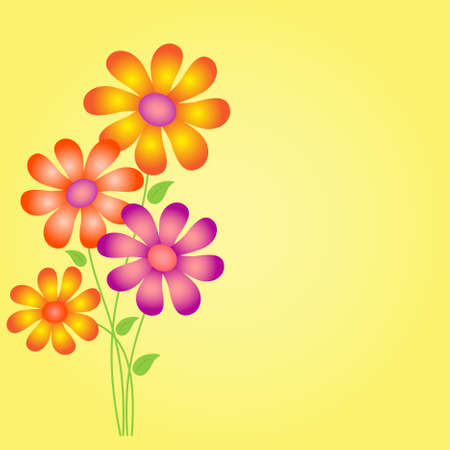 Flower Flower Cardのイラスト素材