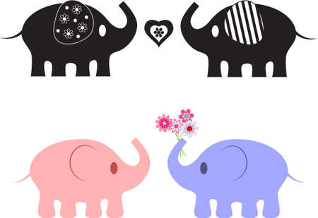 Elephant Vectorsのイラスト素材