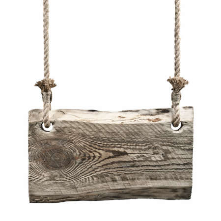 Information old board on the isolated white backgroundの写真素材