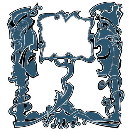 Abstract background for posting informationのイラスト素材