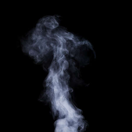 smoke on a black background
