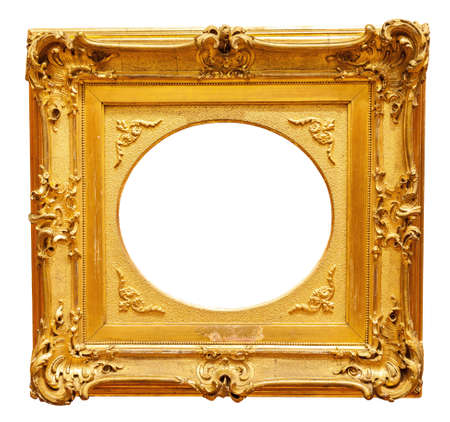 antique gold frame under the picture