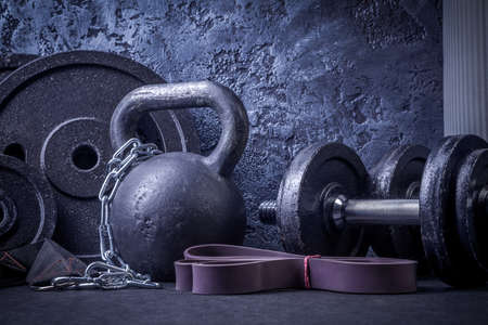Sports equipment for trainingの写真素材