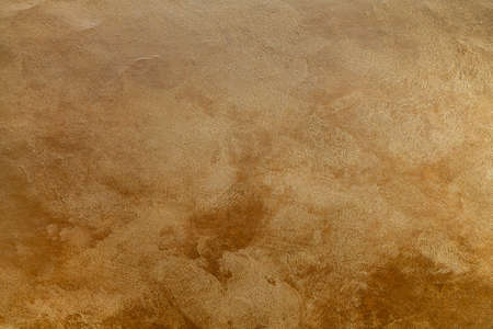 Decorative plaster of golden color. autumn mood.の写真素材