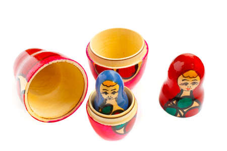 matreshka - the traditional russian souvenir, wooden dollの写真素材