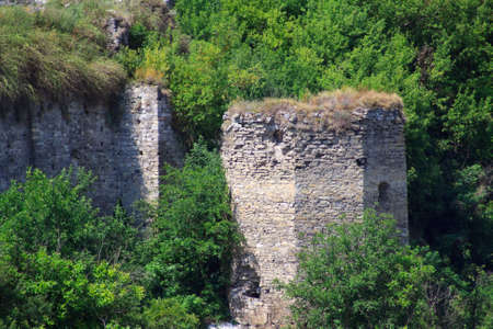 The medieval fortress in Kamenets Podolskiy, Carpathians, Ukraineのeditorial素材