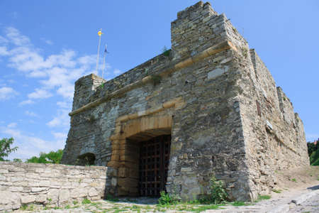 The medieval fortress in Kamenets Podolskiy, Carpathians, Ukraineのeditorial素材