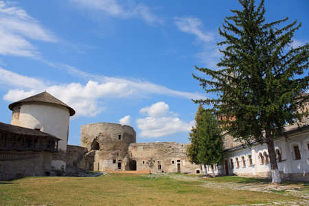 The medieval fortress in Kamenets Podolskiy, Carpathians, Ukraineのeditorial素材