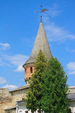 The medieval fortress in Kamenets Podolskiy, Carpathians, Ukraineのeditorial素材
