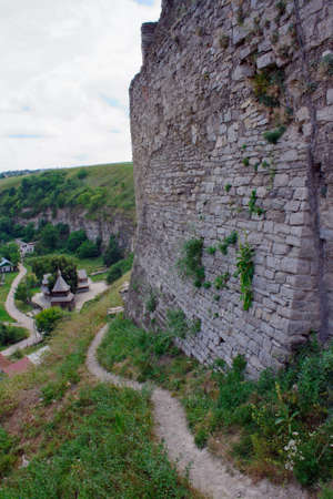 The medieval fortress in Kamenets Podolskiy, Carpathians, Ukraineのeditorial素材