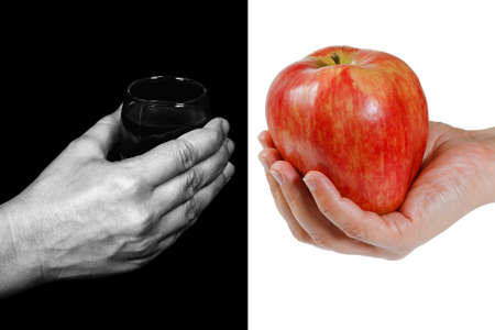 Healthy lifestyle - an alternative to drinking. Stop drinking.の写真素材