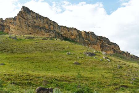 Marvellous cliffs in the foothills of the North Caucasus.