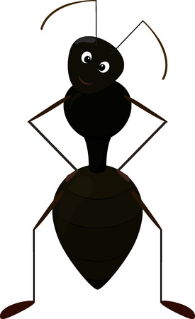 Cute Ant cartoon Characterのイラスト素材