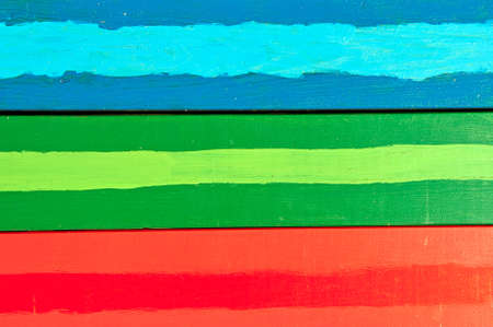 horizontal multi colored boards backgroundの写真素材