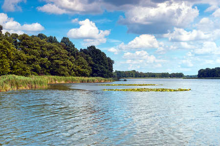 lake in Polandの写真素材