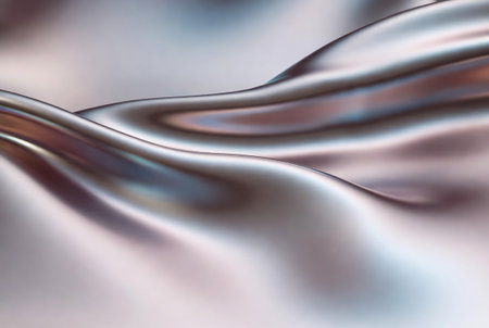 abstract metallic background with some smooth lines in it (3d render)の素材