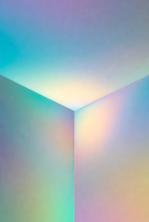 abstract colorful background, 3d rendering, computer digital illustration.の素材