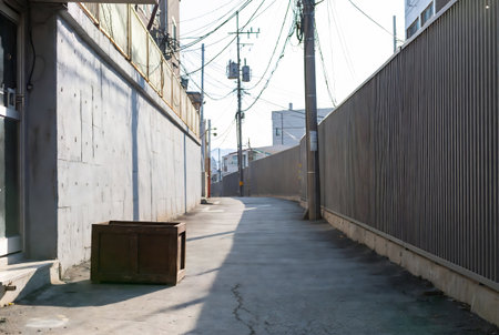 Street in Kanazawa, Japanの素材