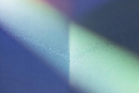 abstract background of light and shadow in blue and purple tones.の素材
