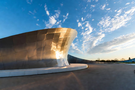 Heydar Aliyev Center in Baku, Azerbaijanの素材