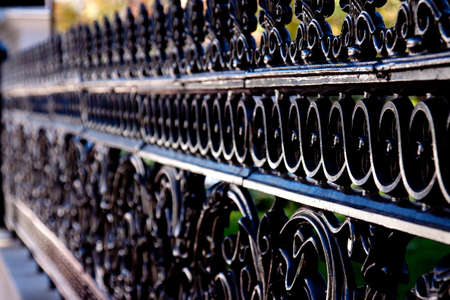 Iron fenceの写真素材
