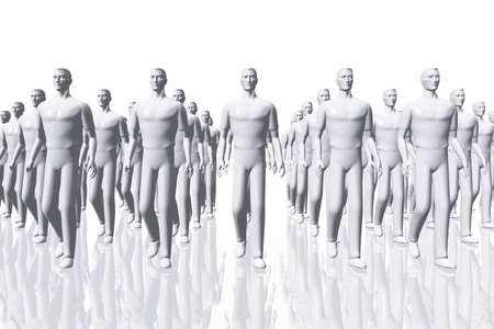 Teamwork Business Concept 3D renderの写真素材