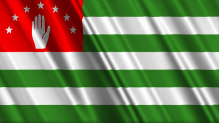 Abkhazia Flagの写真素材