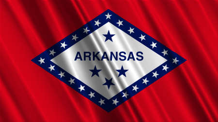Arkansas Flagの写真素材