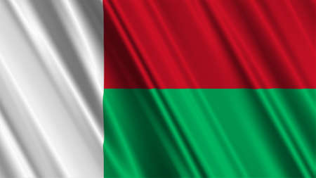 Madagascar Flagの写真素材