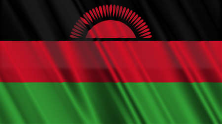 Malawi Flagの写真素材