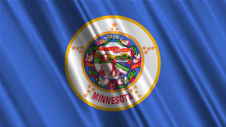 Minnesota Flagの写真素材
