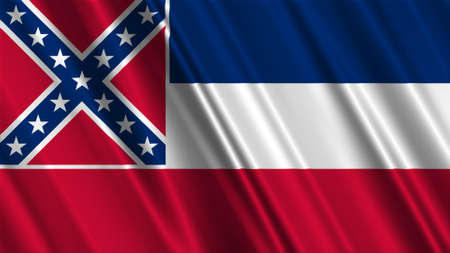 Mississippi Flagの写真素材