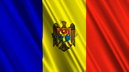 Moldova Flagの写真素材