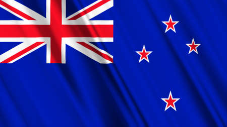 New Zealand Flagの写真素材