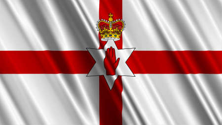 Ulster Banner Northern Ireland Flagの写真素材